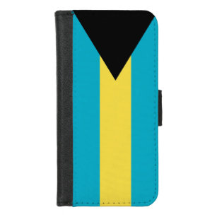 iPhone 7/8 Wallet Case mit Flagge von Bahamas