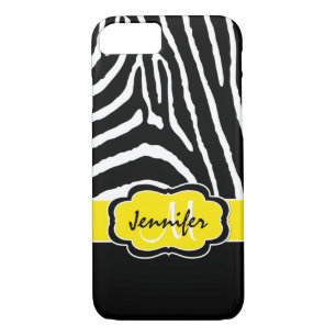 iPhone 7 Hülle Zebrastreifen Gelb