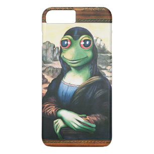 iPhone 7 plus Case Mona Lisa Frog
