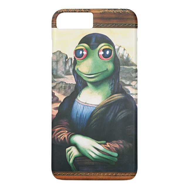 iPhone 7 plus Case Mona Lisa Frog (Rückseite)