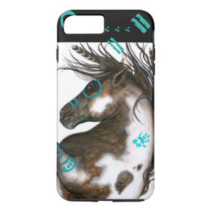 iPhone 7 Plus Cheval Majestic Turquoise par Coque BiHrlE