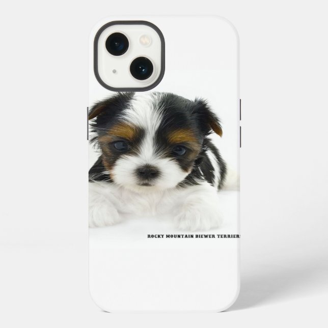 iPhone 8/7 Hülle - Biewer Terrier Welpe (Rückseite)