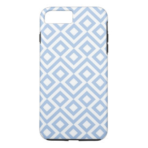 iPhone 8/7 Plus Coque bleu clair et blanc Meander