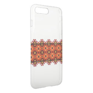 iPhone Ablenker-Kasten-ukrainische Blumenstickerei iPhone 8 Plus/7 Plus Hülle