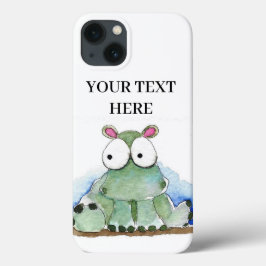 iPhone anpassen - Grünes Hippo Case-Mate iPhone Hülle