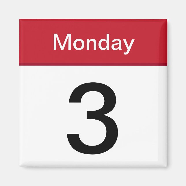 iPhone App Magnet - Calendrier - Personnalisable (Devant)