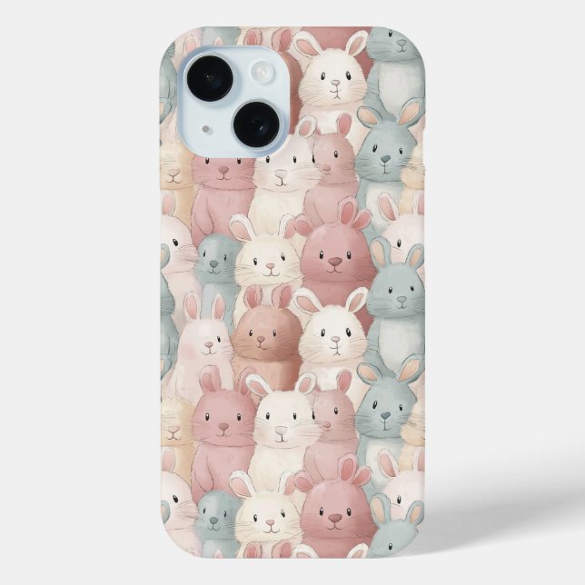 iPhone artistic bunnies Handy-Fall Case-Mate iPhone Hülle (Rückseite)