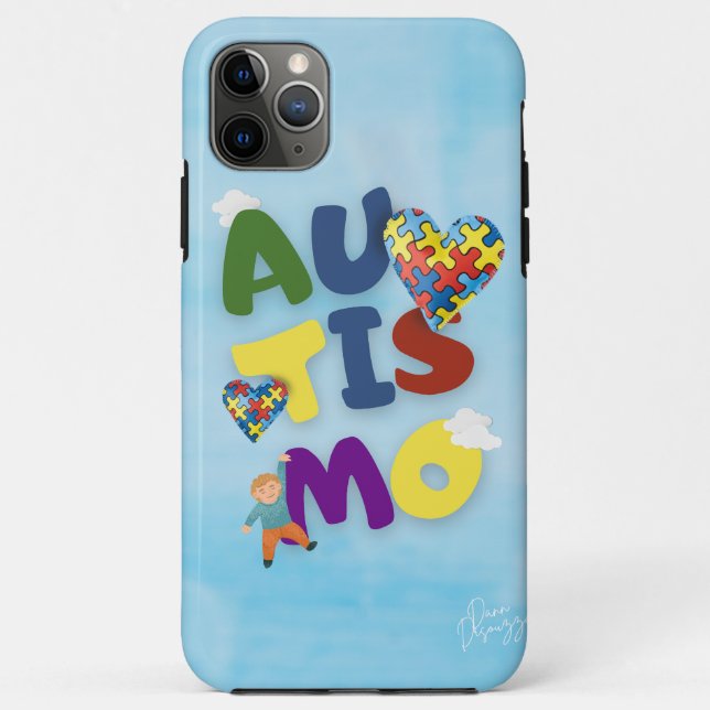 Iphone Autismo Case-Mate iPhone Hülle (Rückseite)