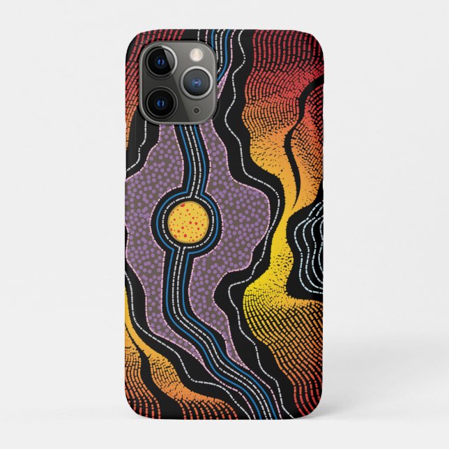 Iphone autochtone Design-1 / coque ipad (Dos)