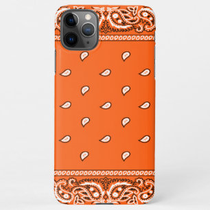 iPhone Bandana Orange Phone Case 11Pro Max Hülle