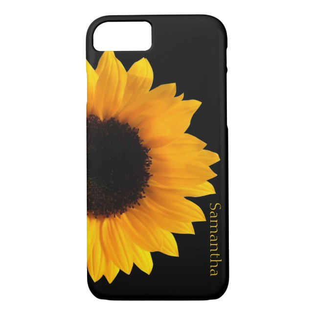 Iphone Big Yellow Sunflower 7 Coque (Dos)