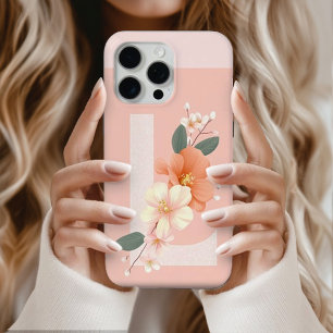 iPhone Blume Initial L Logo Handy Case 16 Pro Hülle