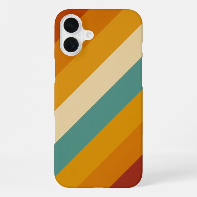 iPhone Case -70s Retro Style (Colourful) iPhone 16 Plus Hülle (Rückseite)