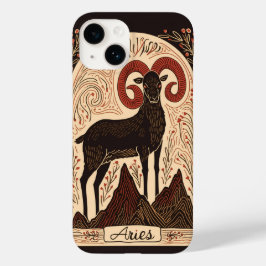 iPhone Case Aries Celestial Zodiac Art