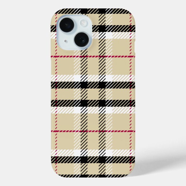 iPhone Case "Classic Kariert Pattern" (Rückseite)