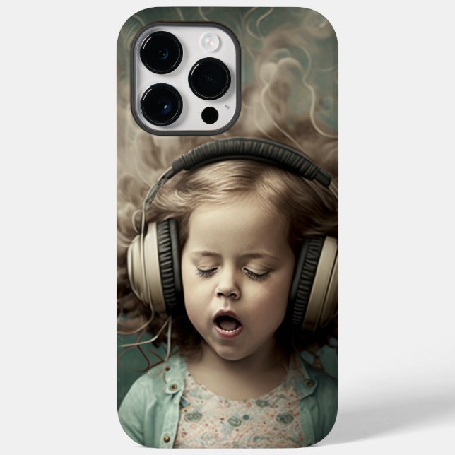 iPhone Case Design mit einem kleinen Girl Design (Rückseite)