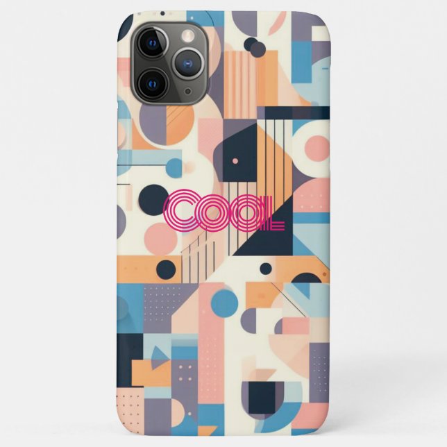 iPhone Case für cooles abstraktes Design (Rückseite)