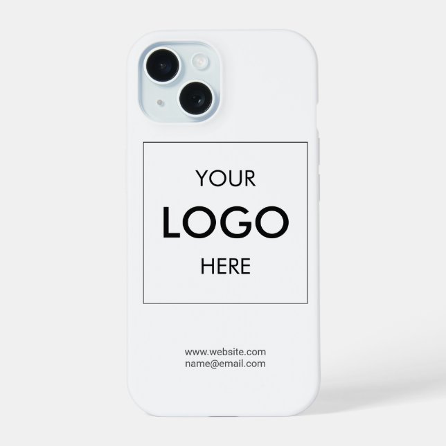 iPhone Case für das Geschäftslogo 15 Hülle (Rückseite)