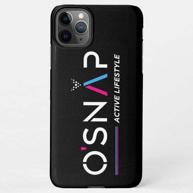 iPhone Case für das O'Snap-Logo Hülle (Rückseite)