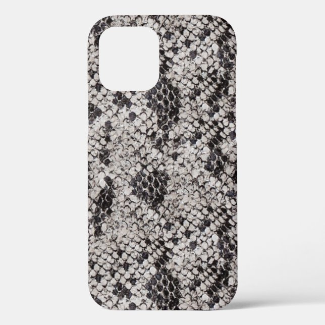 iPhone Case für die Black and Gray Snake Skin Case (Rückseite)