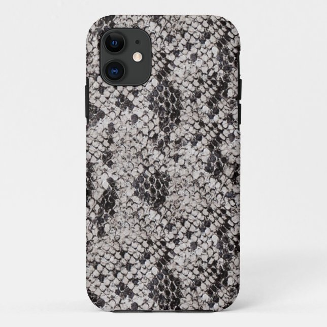 iPhone Case für die Black and Gray Snake Skin Case (Rückseite)