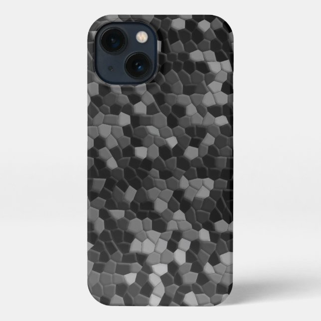 iPhone Case für die digitale Camouflage aus gebürs Hülle (Rückseite)
