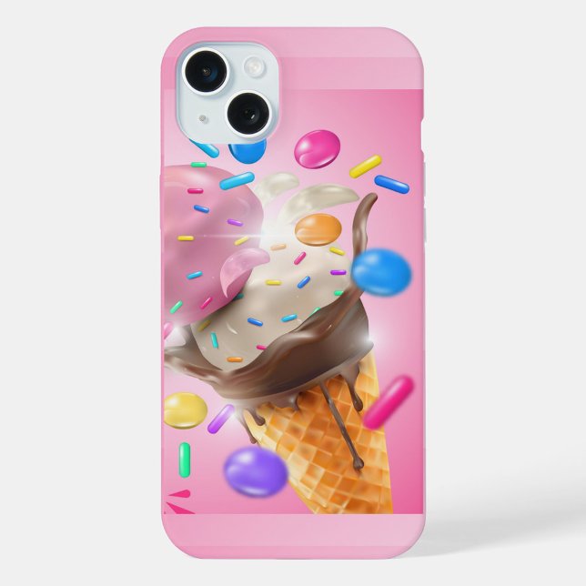 iPhone Case für Eis Cream Cone Case-Mate 15 Plus Hülle (Von Creator hochgeladen)