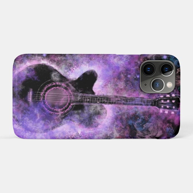 iPhone Case für Gitarre (Rückseite (Horizontal))