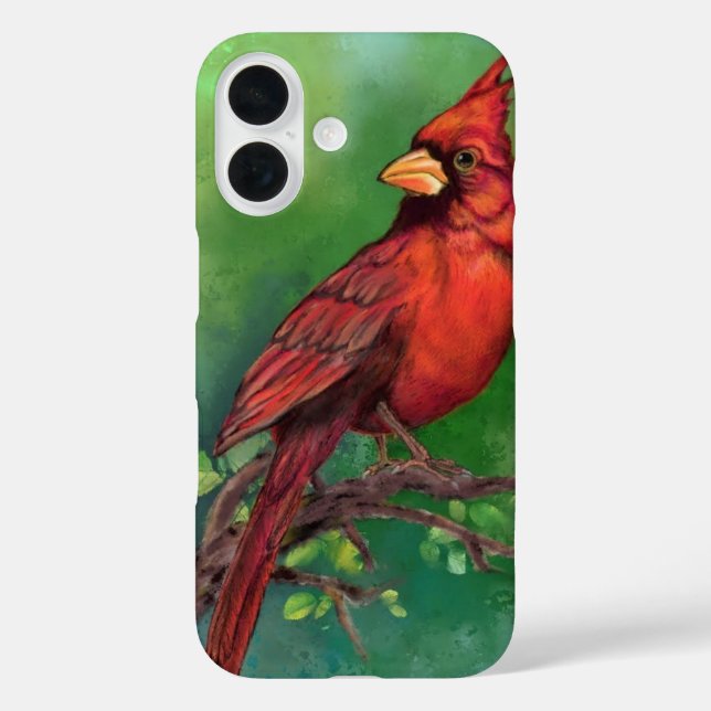 iPhone Case für Northern Red Kardinal (Rückseite)