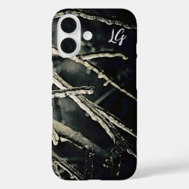 iPhone Case für personalisierte Schwarz-Weiß-Branc