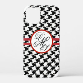 iPhone Case für personalisiertes Hahnentrittmuster