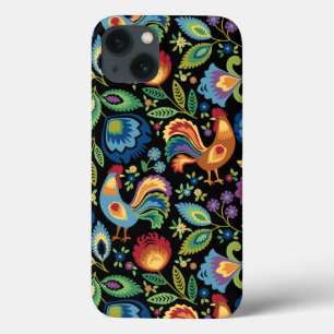 iPhone Case für Polnisch Folk Roosters