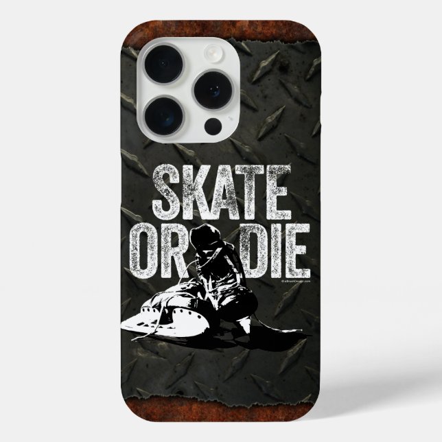 iPhone Case für Skate oder Die (Hockey) Case-Mate (Rückseite)