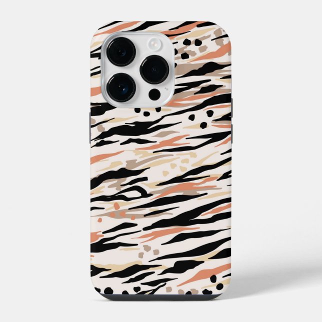 iPhone Case für Tierdruck 14 Pro Hülle (Rückseite)