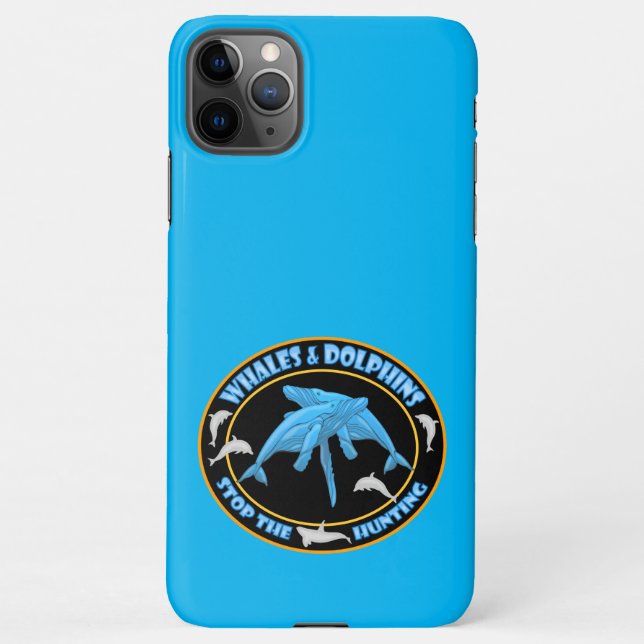 iPhone Case für Wale und Delphine Hülle (Rückseite)