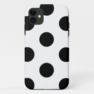 iPhone Case gestreift weiß und schwarz