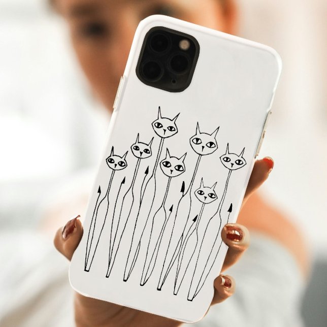 iPhone Case (Handgezeichnet Katzen) (Von Creator hochgeladen)