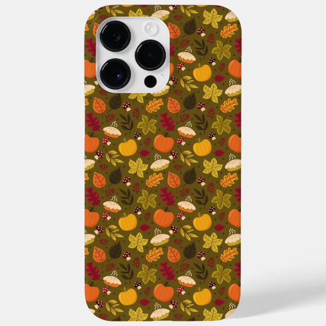 iPhone Case im Herbst Leaf Muster (Rückseite)