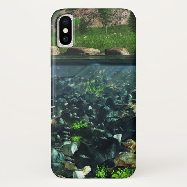 iPhone Case in Cwn River (Rückseite)