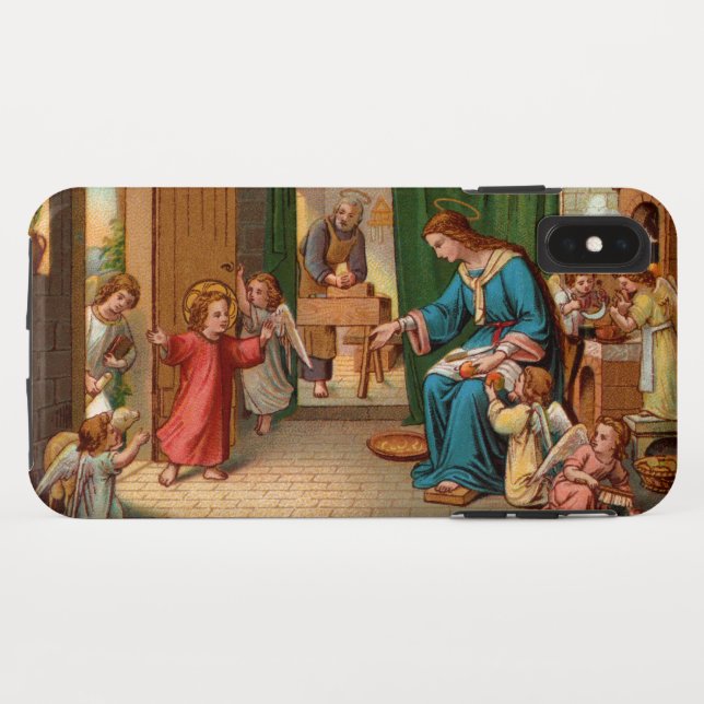 iPhone Case in der "Holy Family Kitchen" (Rückseite (Horizontal))
