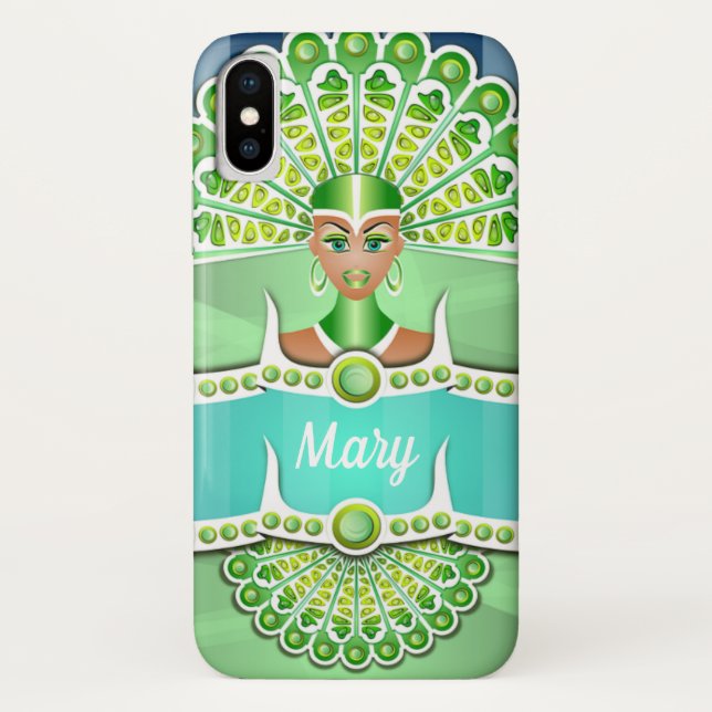 iPhone Case in Indian Print (Rückseite)