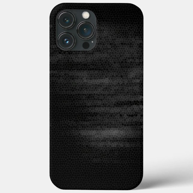 iPhone Case in Schwarz und Grau (Rückseite)