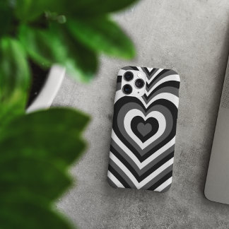 iPhone Case iPhone iPhone Black & White Heart 14
