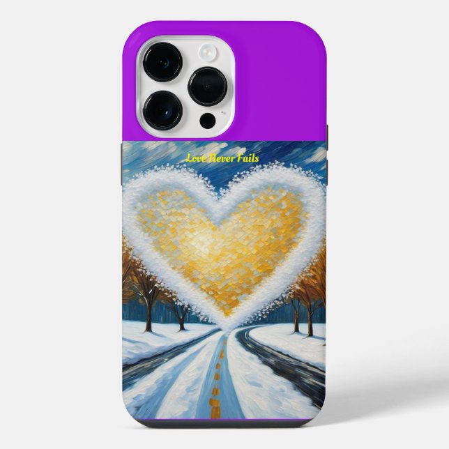 iPhone Case - Liebe Versage nie 14 Pro Max Hülle (Rückseite)