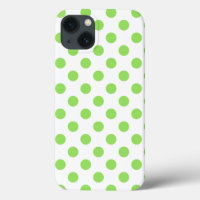 iPhone Case-Mate-Gehäuse mit Limon-weißer Polka-Do