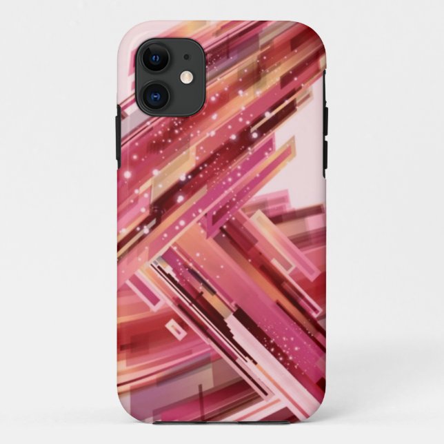 iPhone Case mit abstrakter Farbe (Rückseite)