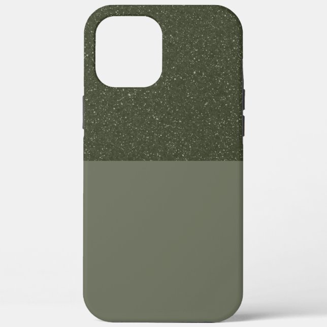 iPhone Case mit dem benutzerdefinierbaren Moss Gre (Rückseite)