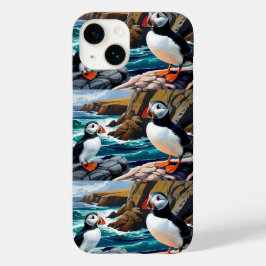 iPhone Case mit isländischen Puffins