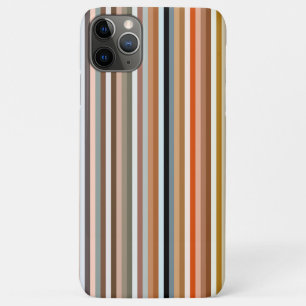 iPhone Case mit mehrfarbigem Streifenmuster