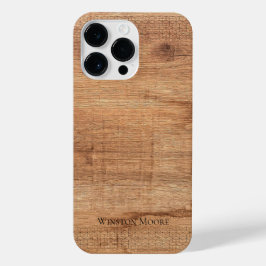 iPhone Case mit moderner Holzgeometrie 14 Pro Max Hülle